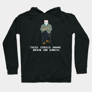 Bernie Sanders Mittens Sitting Inauguration 8 Bit Meme Hoodie